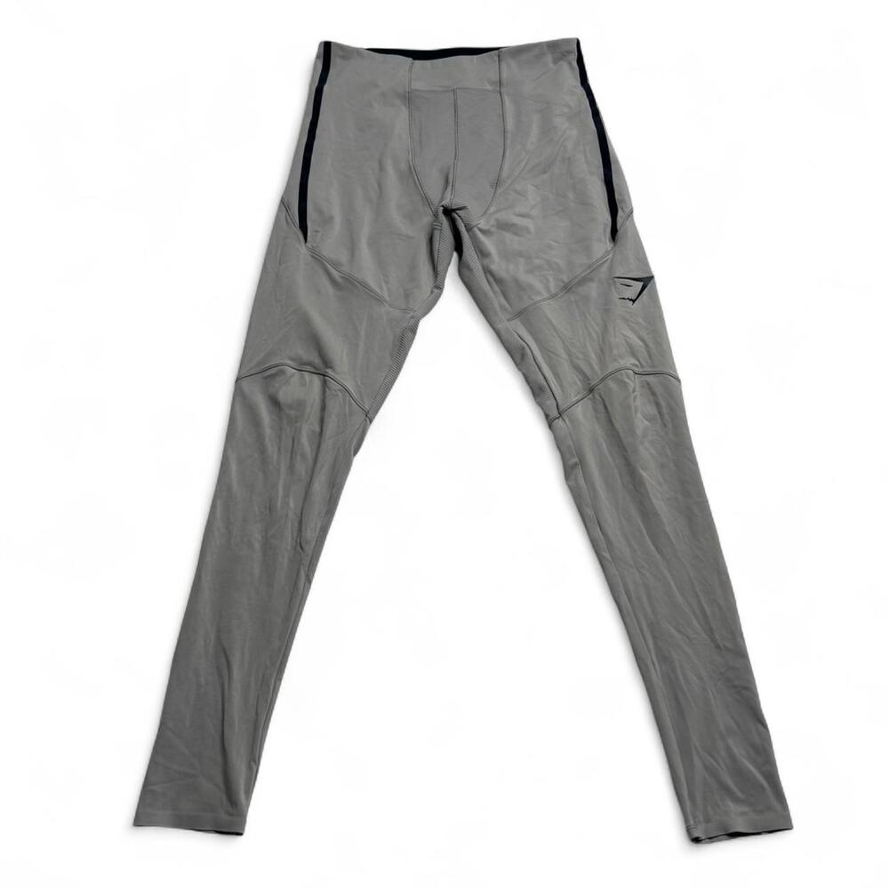 Gymshark Gray Compression Leggings Athletic Workout Pants Small